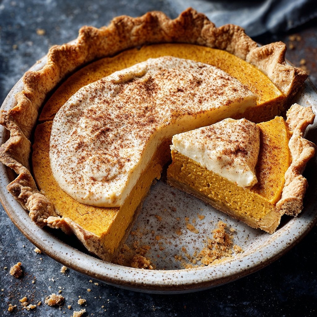 Festive Spiced Pumpkin Pie