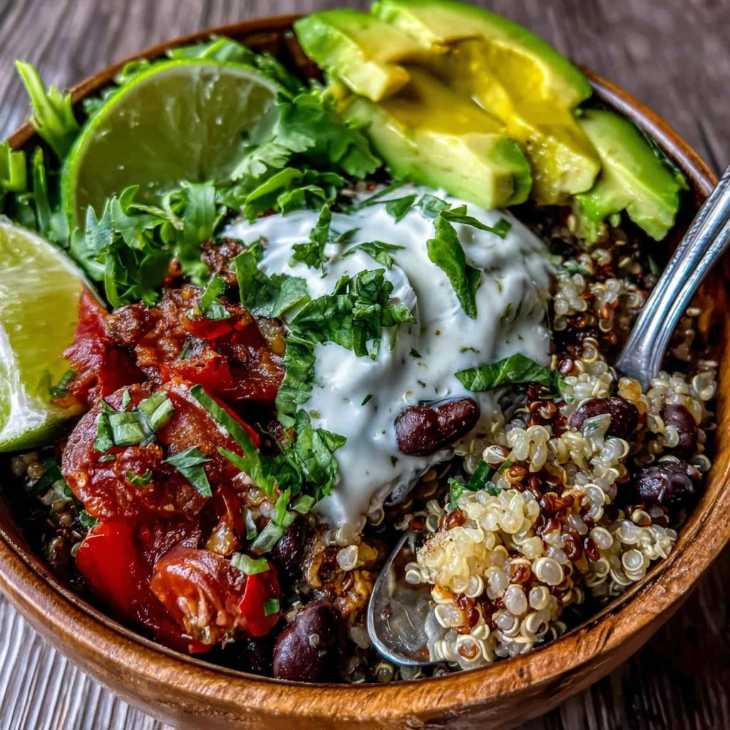 Black Bean Quinoa Bowl