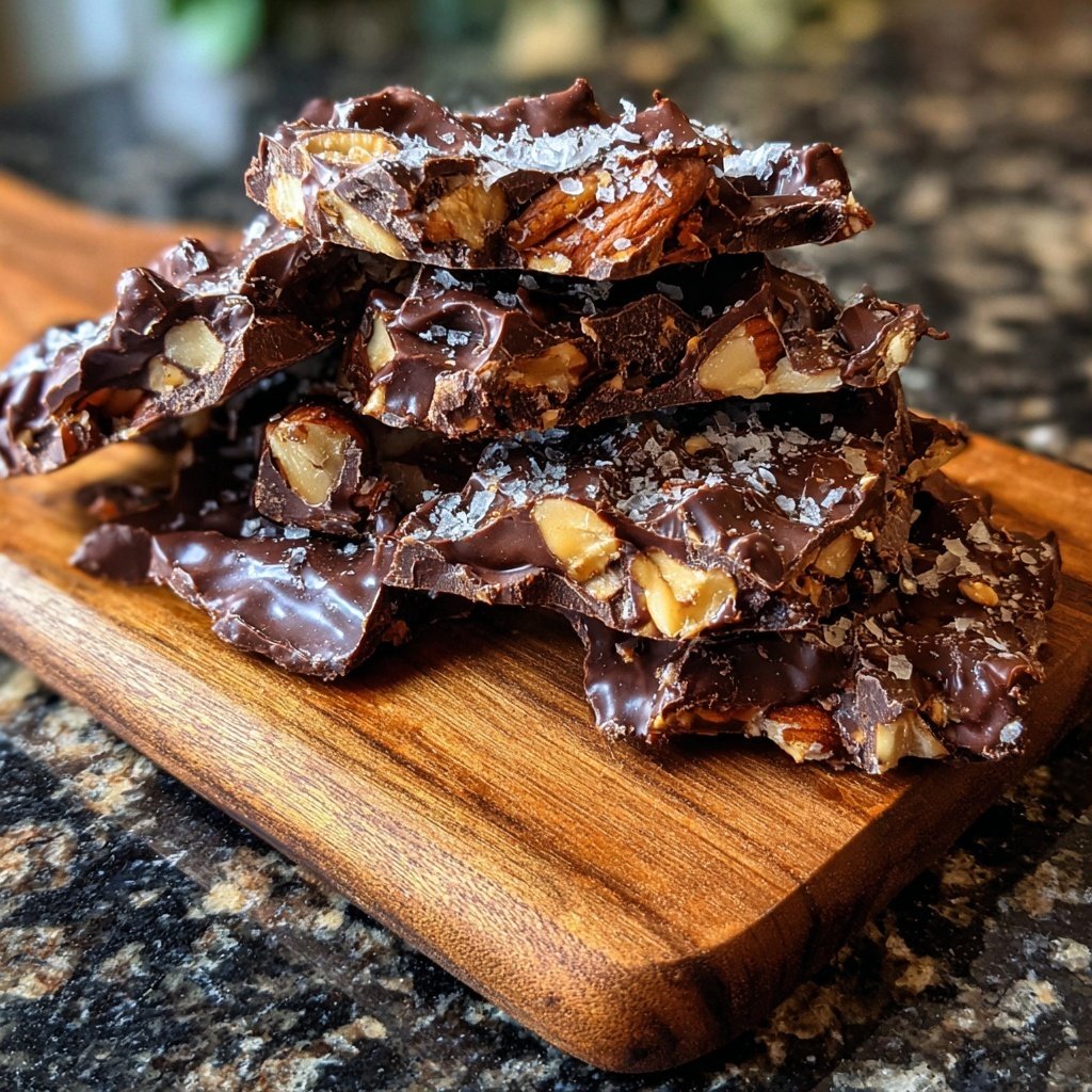 Crispy Chocolate Almond Clusters