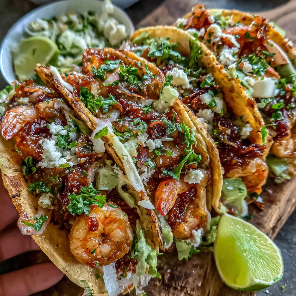 Spicy Chipotle Shrimp Tacos