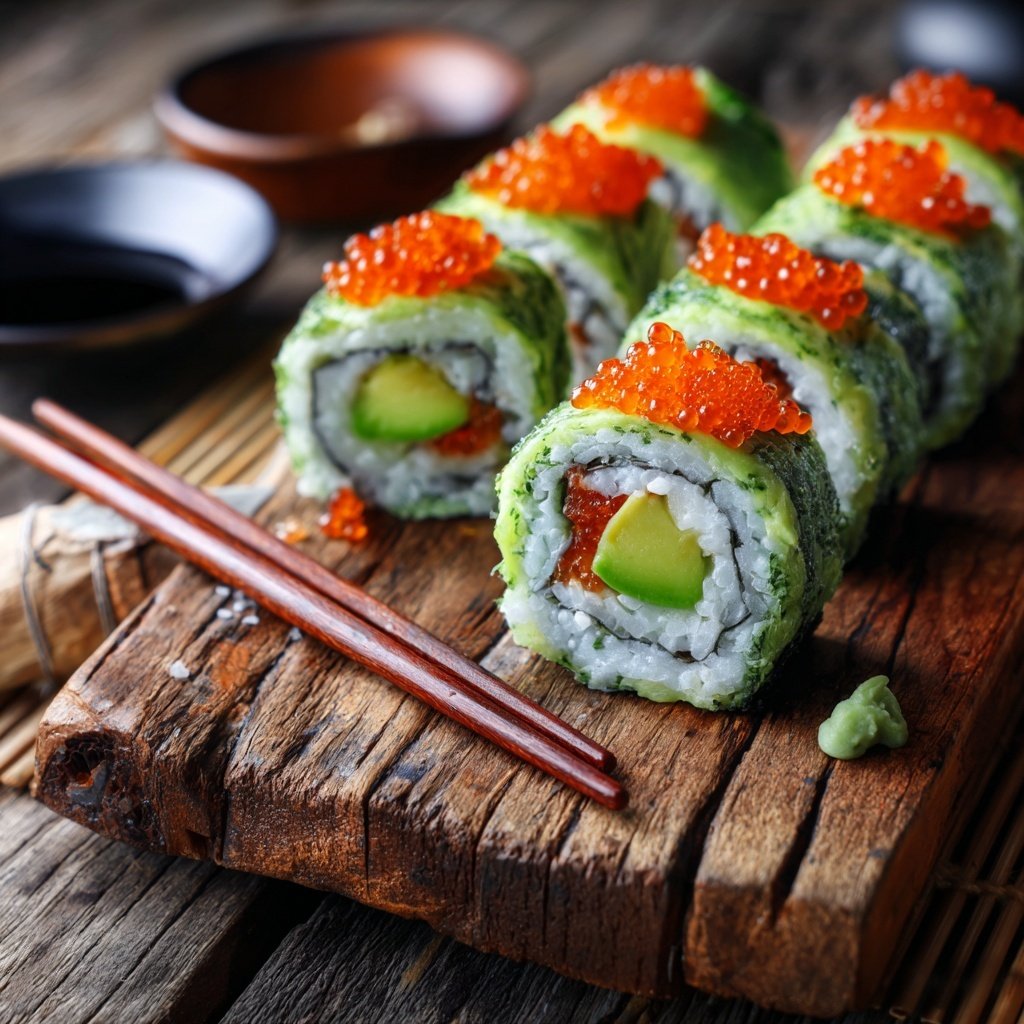 Global Japanese Sushi Rolls