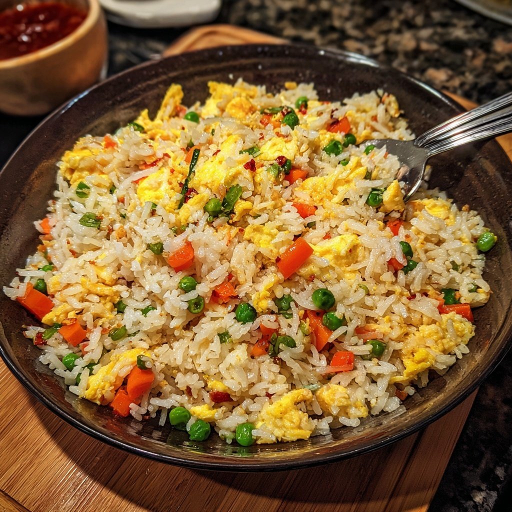 Quick 10 Minute Egg Fried Rice