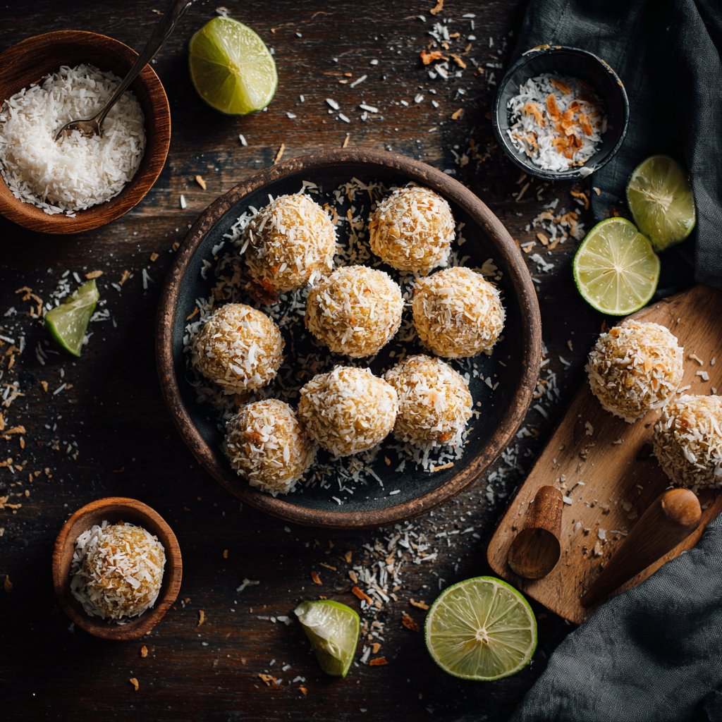 Lime Coconut Energy Bites